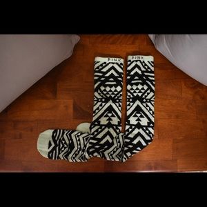 Victoria Secret PINK knee-high socks